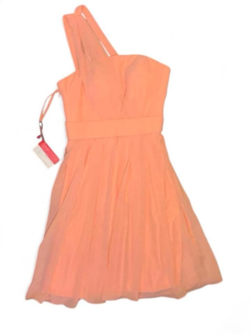 NWT Peach/Coral Custom Made Bridesmaids Dress